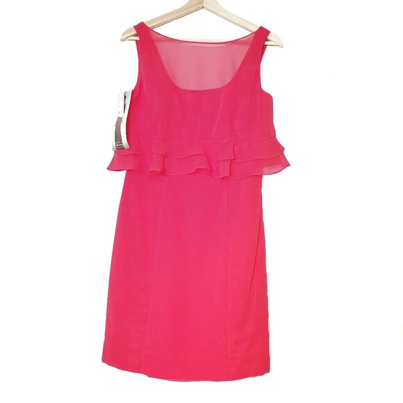 NWT Alfred Angelo Chiffon Ruffle Bridesmaid Dress - Picture 1 of 8